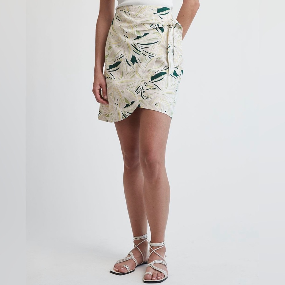 RW&CO Faux-wrap Mini Skirt - Picture 1 of 9